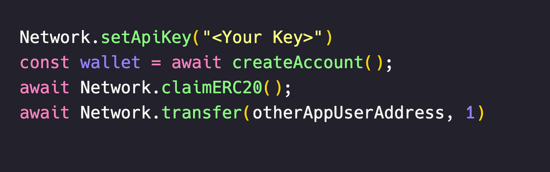 Embedded wallets and gasless transactions in few lines of code